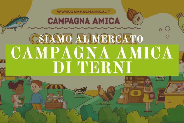 Siamo al mercato campagna amica a Terni