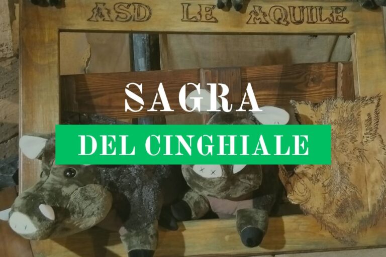 Sagra del Cinghiale, dal 16 al 23 agosto 2026