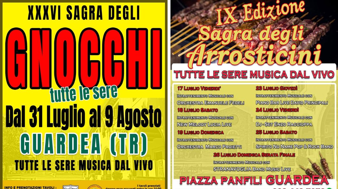 Estate a Guardea_ dalla Sagra degli Arrosticini alla Sagra degli Gnocchi, il gusto dell'olio extravergine locale (2) Estate a Guardea: dalla Sagra degli Arrosticini alla Sagra degli Gnocchi, il gusto dell'olio extravergine locale